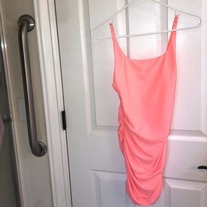 Tiger mist mini ruched dress